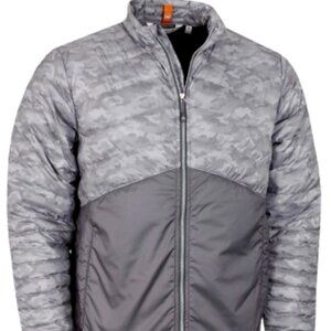 PETER MILLAR CROWN SPORT ALL COURSE CAMO PUFFER JACKET - XL